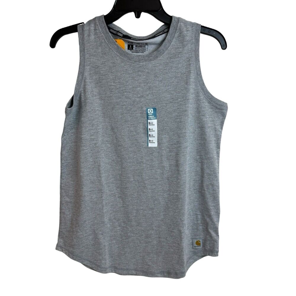 Women's Carhartt Force Relaxed Fit Midweight Tank Size S Chore Farm Equestrian